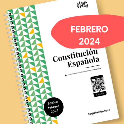 Constitucion Española Ce Actualizada Febrero 2024