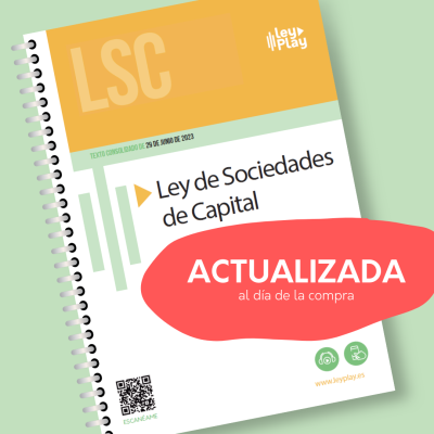 Ley Sociedades Capital Lsc Actualizada Sep 23